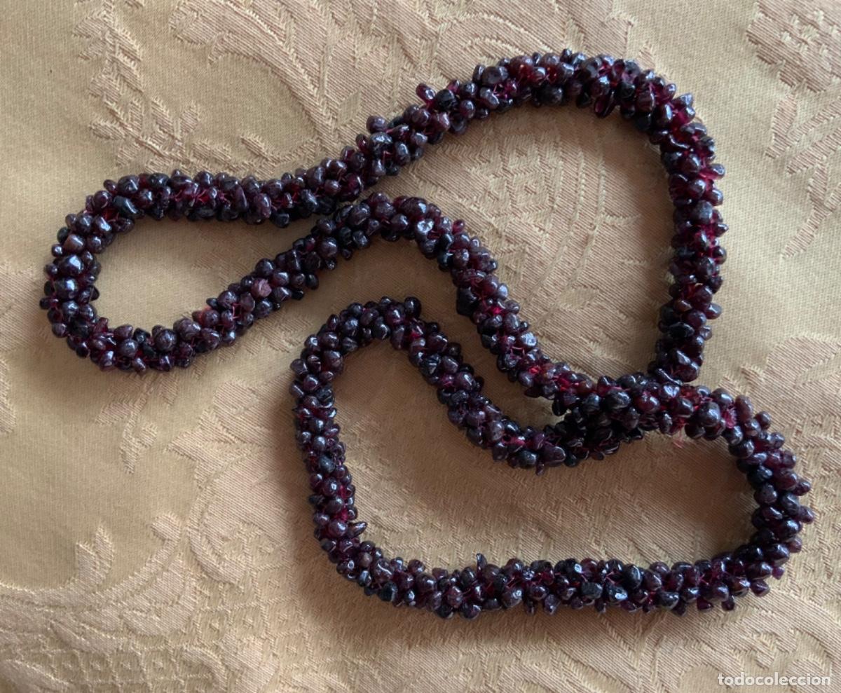 Vintage: COLLAR DE GRANATES NATURALES - Foto 6
