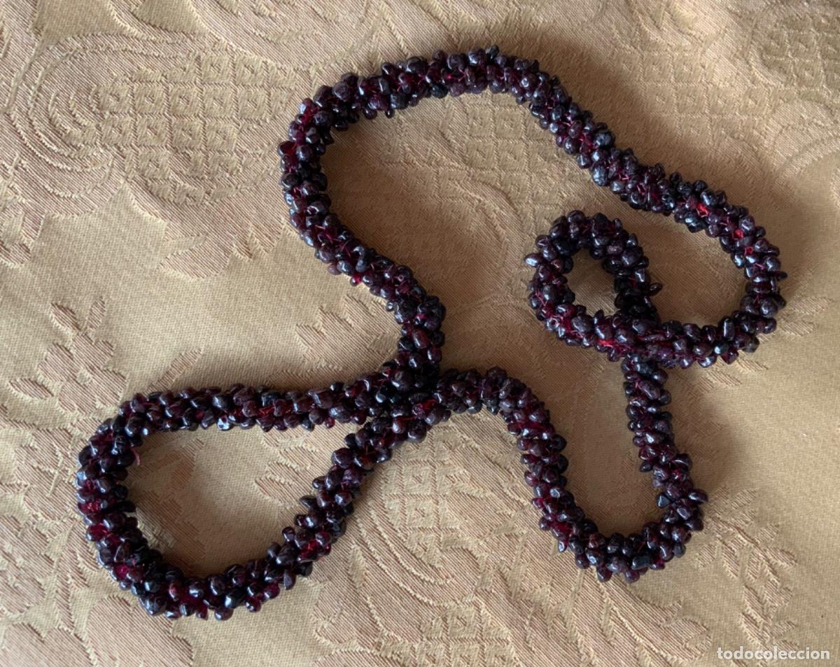 Vintage: COLLAR DE GRANATES NATURALES - Foto 9