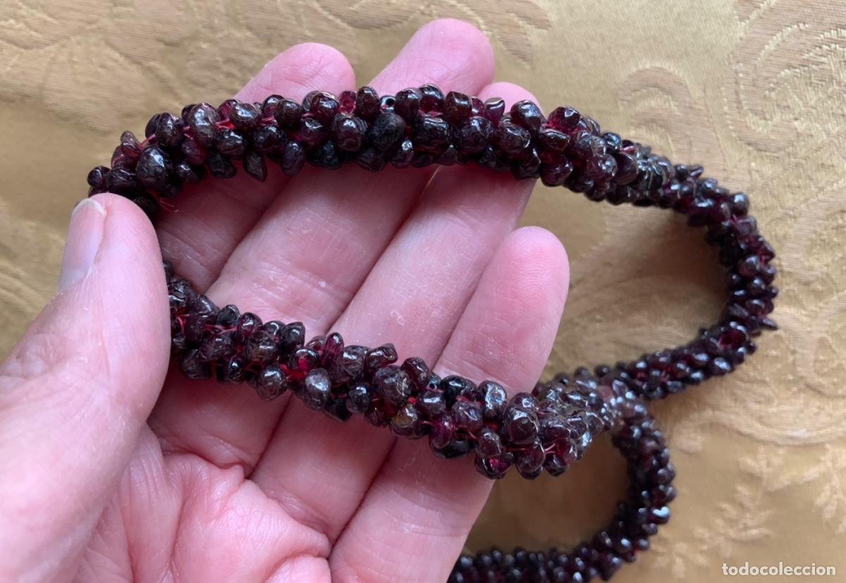 Vintage: COLLAR DE GRANATES NATURALES - Foto 10