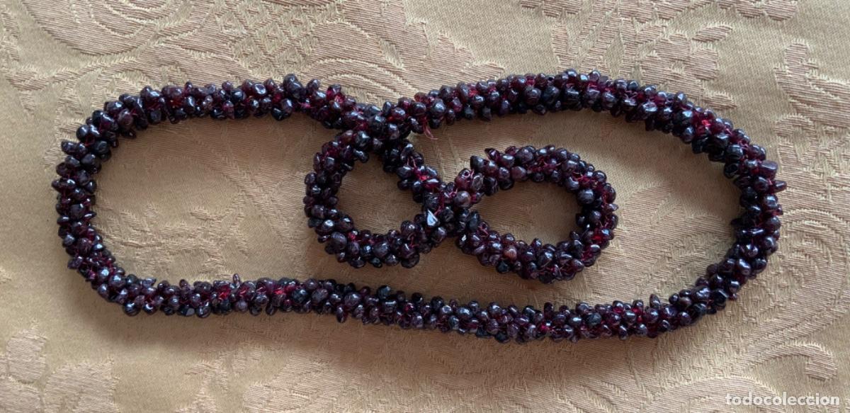 Vintage: COLLAR DE GRANATES NATURALES - Foto 11