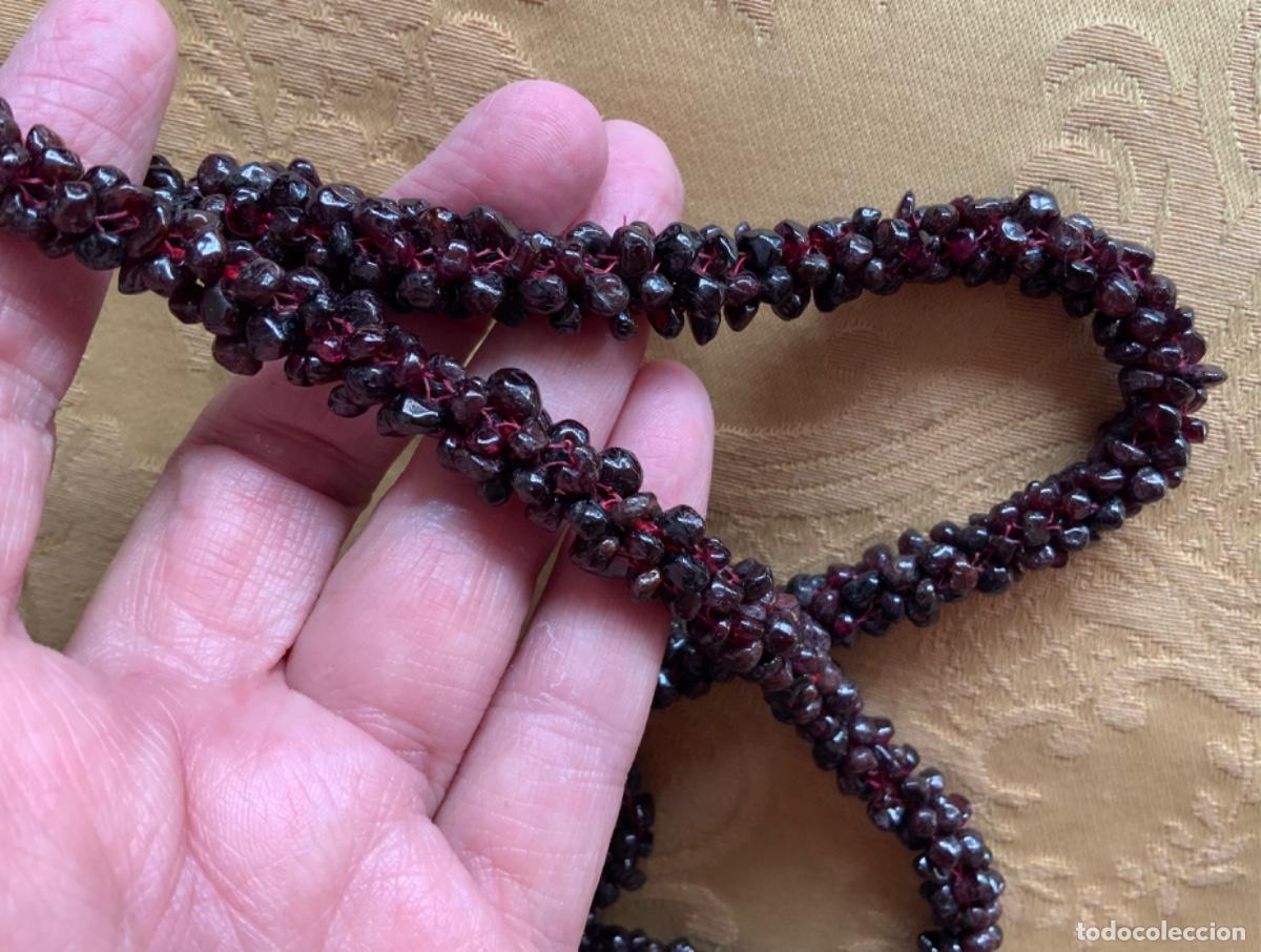 Vintage: COLLAR DE GRANATES NATURALES - Foto 12