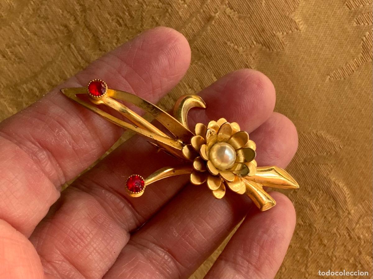 Vintage: BROCHE VINTAGE FLOR - Foto 6
