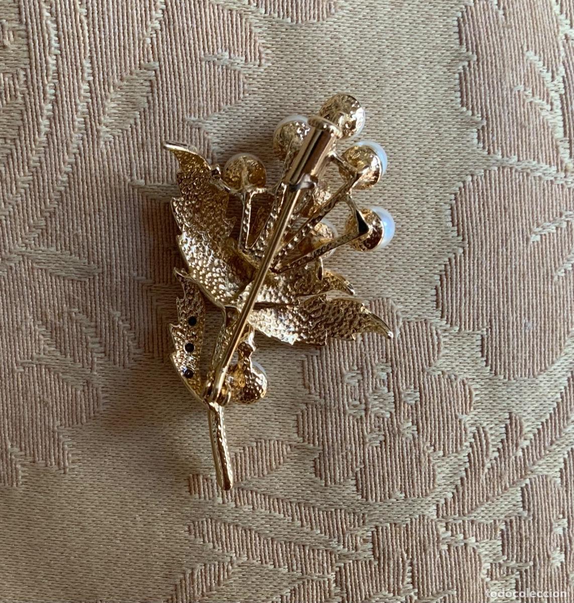 Vintage: BROCHE VINTAGE RAMILLETE DE PERLAS - Foto 5