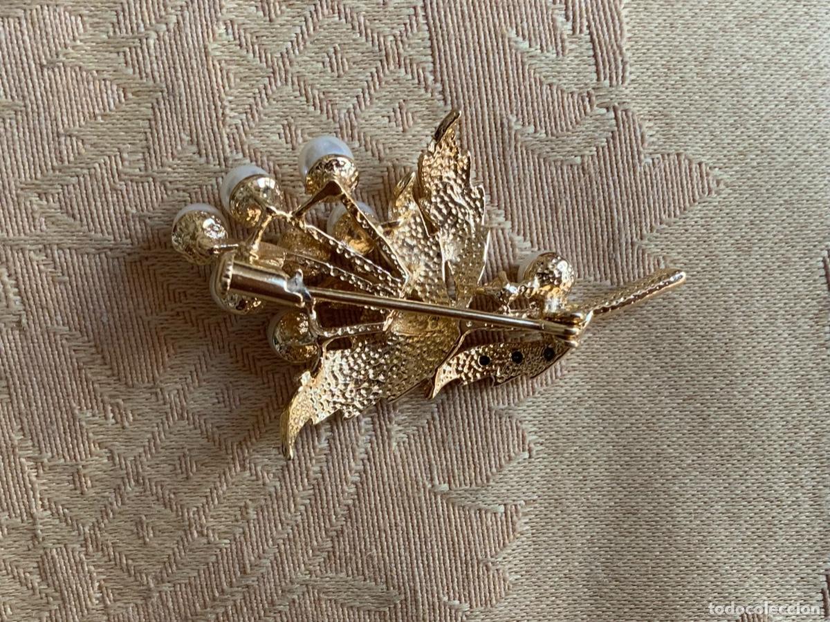 Vintage: BROCHE VINTAGE RAMILLETE DE PERLAS - Foto 6