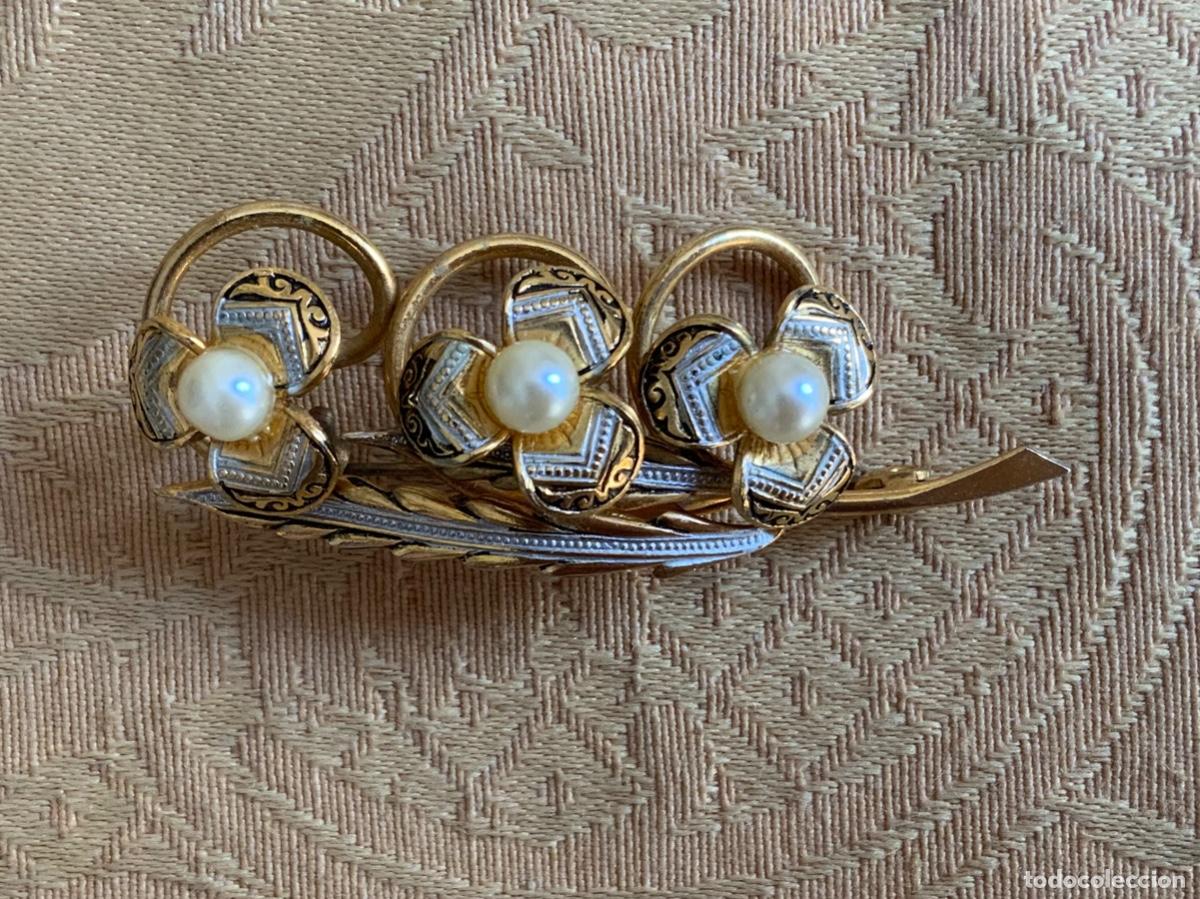 Vintage: BROCHE VINTAGE 3 FLORES - Foto 4