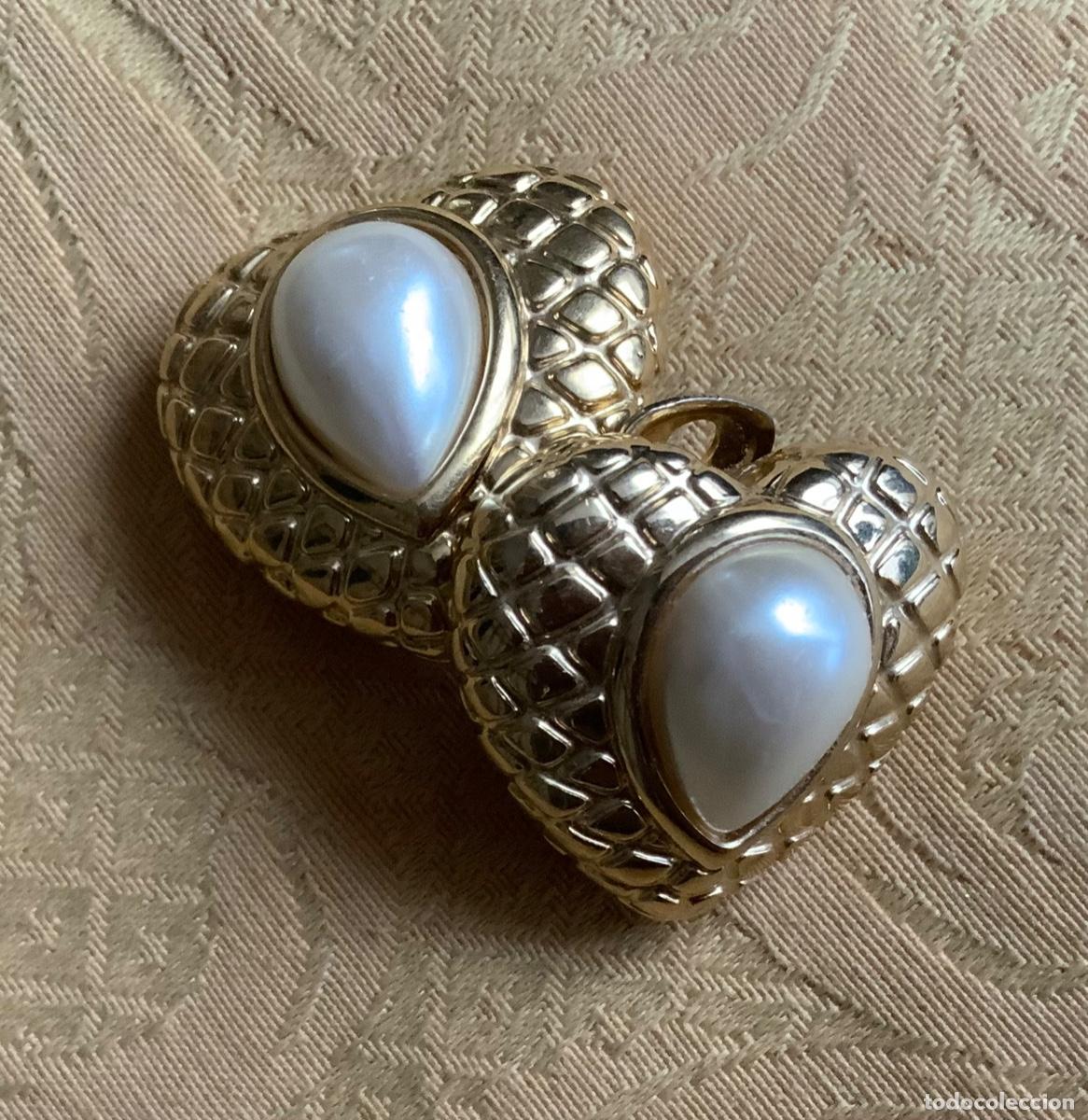 Vintage: PENDIENTES VINTAGE CORAZ&Oacute;N A&Ntilde;OS 80 - Foto 1