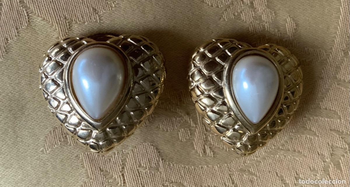 Vintage: PENDIENTES VINTAGE CORAZ&Oacute;N A&Ntilde;OS 80 - Foto 4