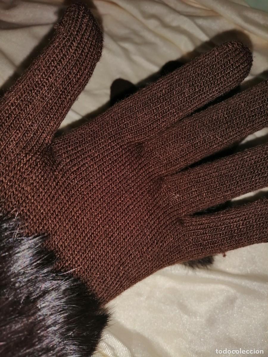 Vintage: Guantes de lana y piel - Foto 5