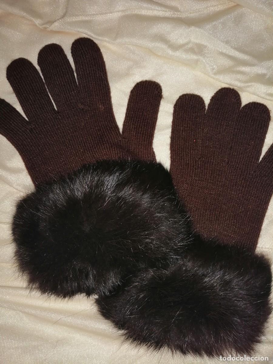 Vintage: Guantes de lana y piel - Foto 6