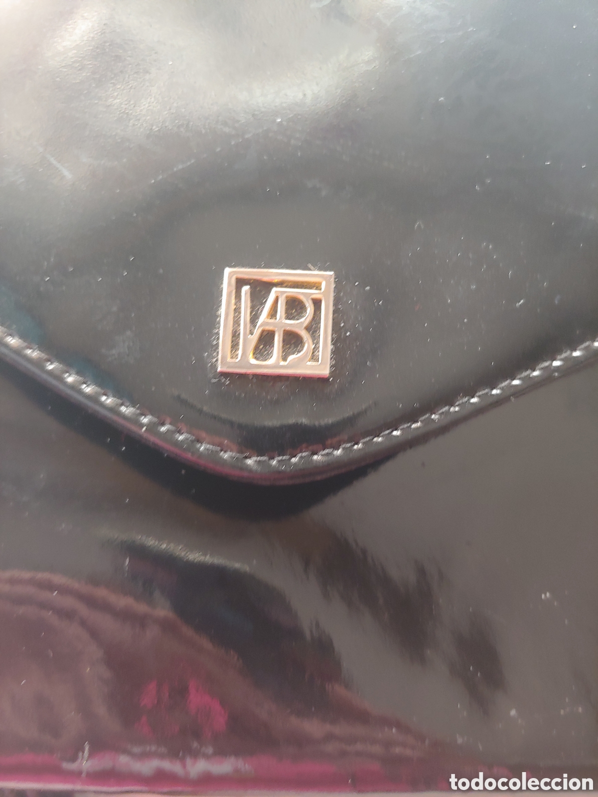 Vintage: Bolso en piel charol marca Bellido - Foto 4