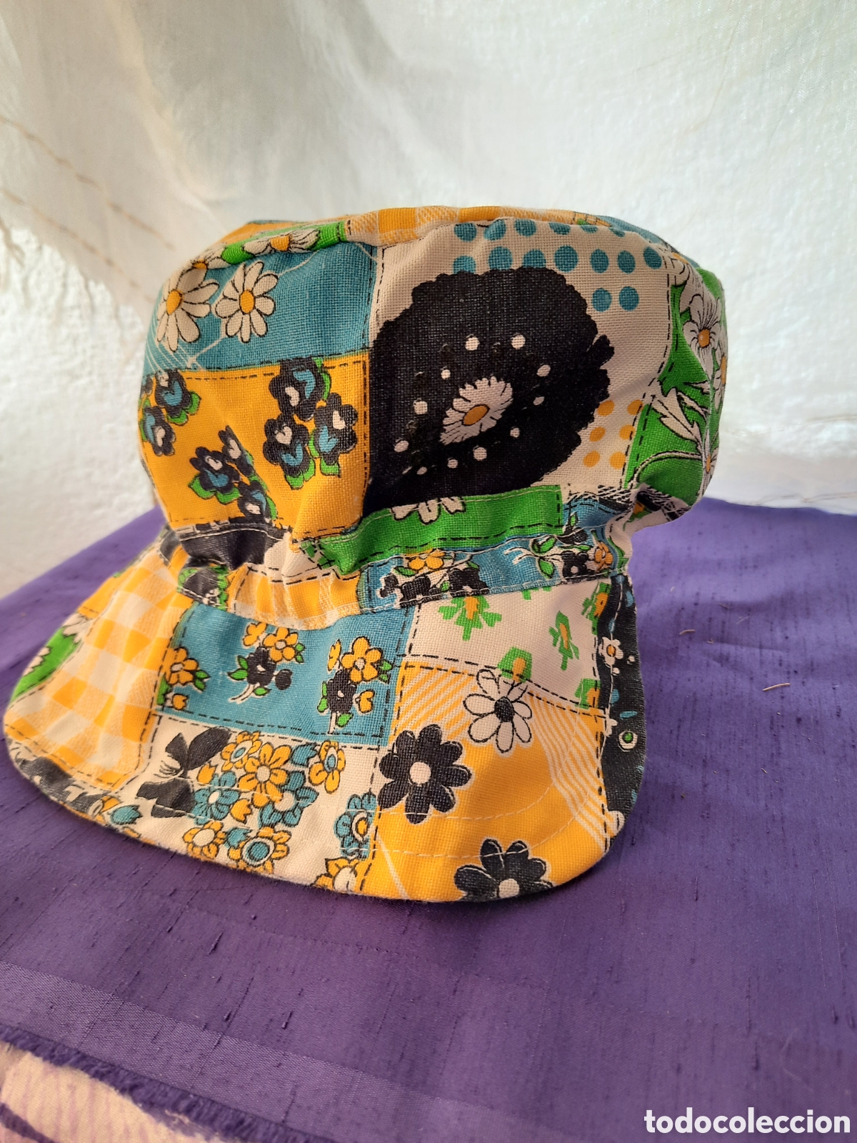 Vintage: Peque&ntilde;a gorra estilo hippi hippie - Foto 4