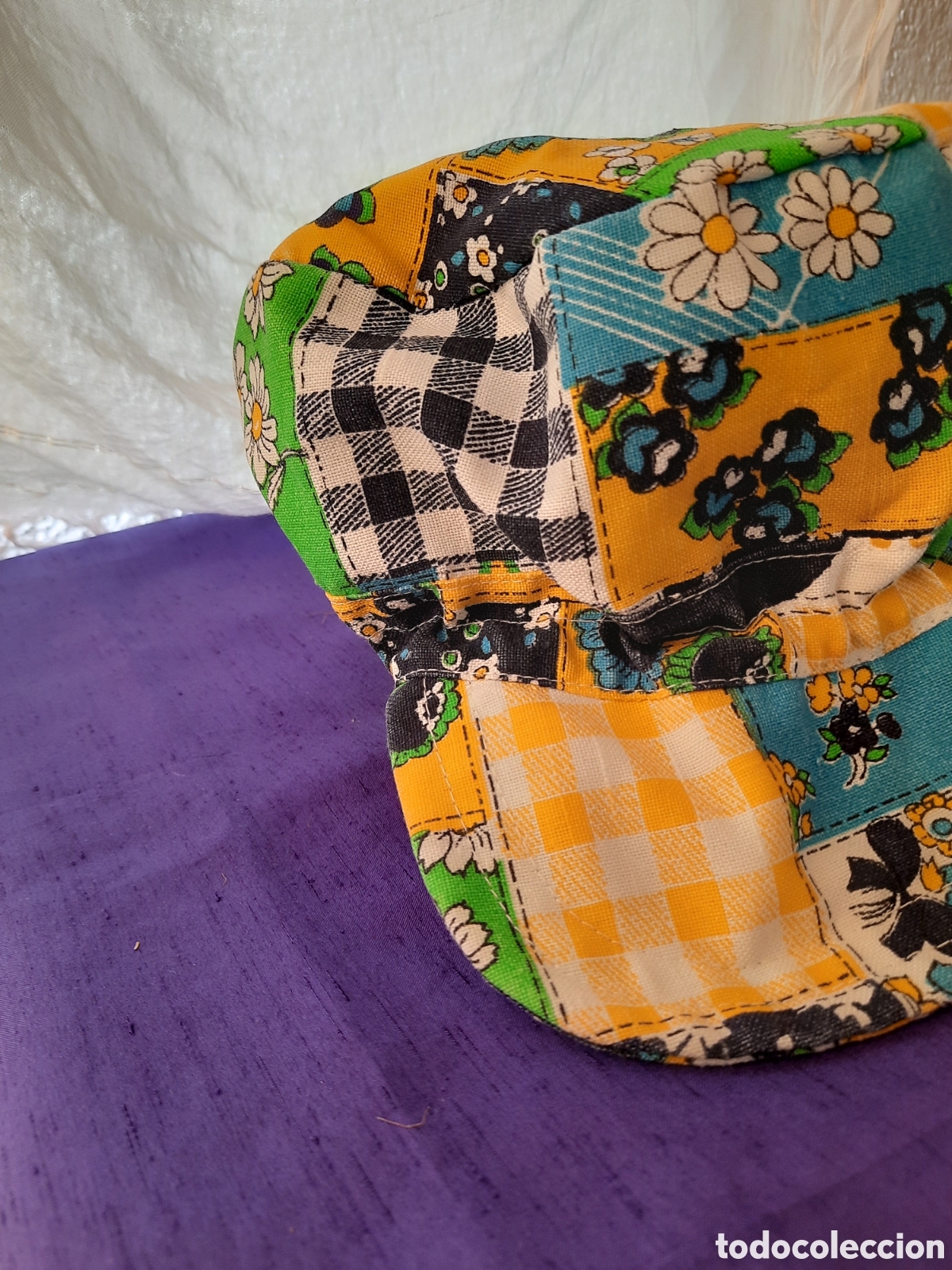 Vintage: Peque&ntilde;a gorra estilo hippi hippie - Foto 5