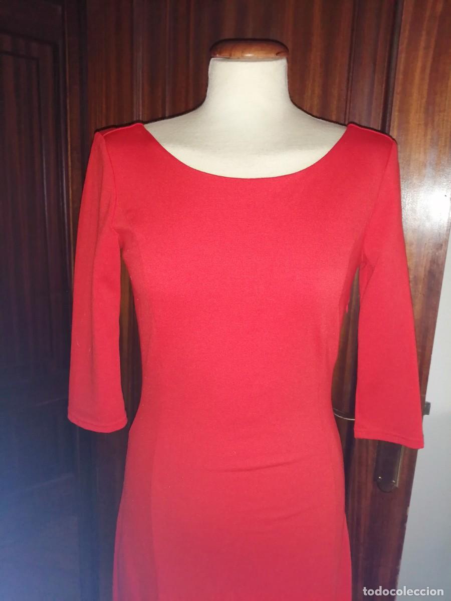 Vintage: Vestido rojo elastan - Foto 2