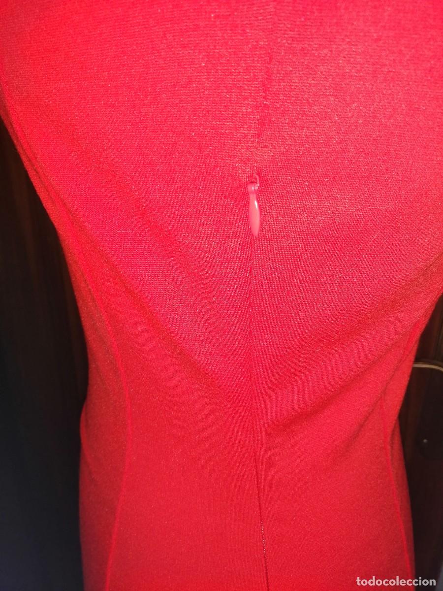 Vintage: Vestido rojo elastan - Foto 4