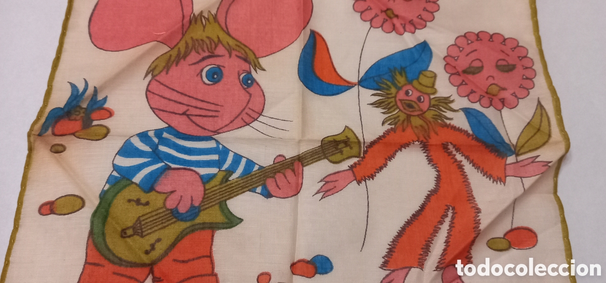 Vintage: Pa&ntilde;uelo vintage del Topo Gigio - Foto 2