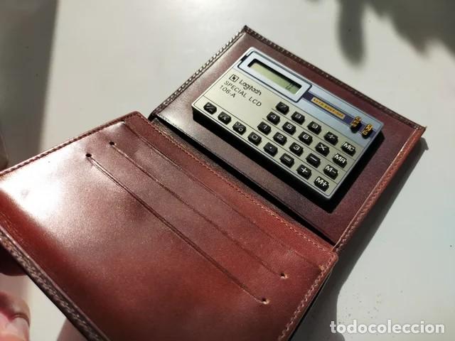 Vintage: Cartera vintage con calculadora Logitech - Foto 1