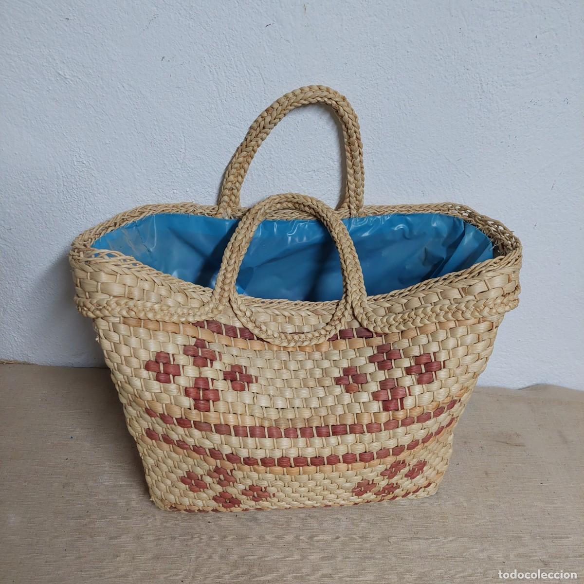 Vintage: Bolsa de la compra de ma&iacute;z vintage - Foto 1