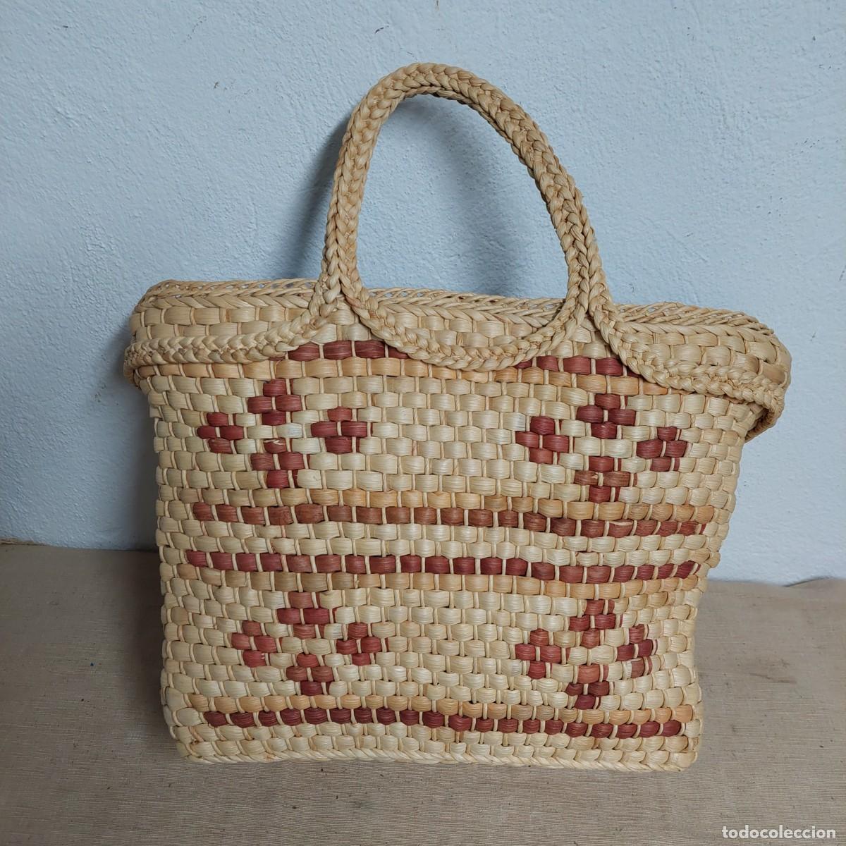 Vintage: Bolsa de la compra de ma&iacute;z vintage - Foto 2