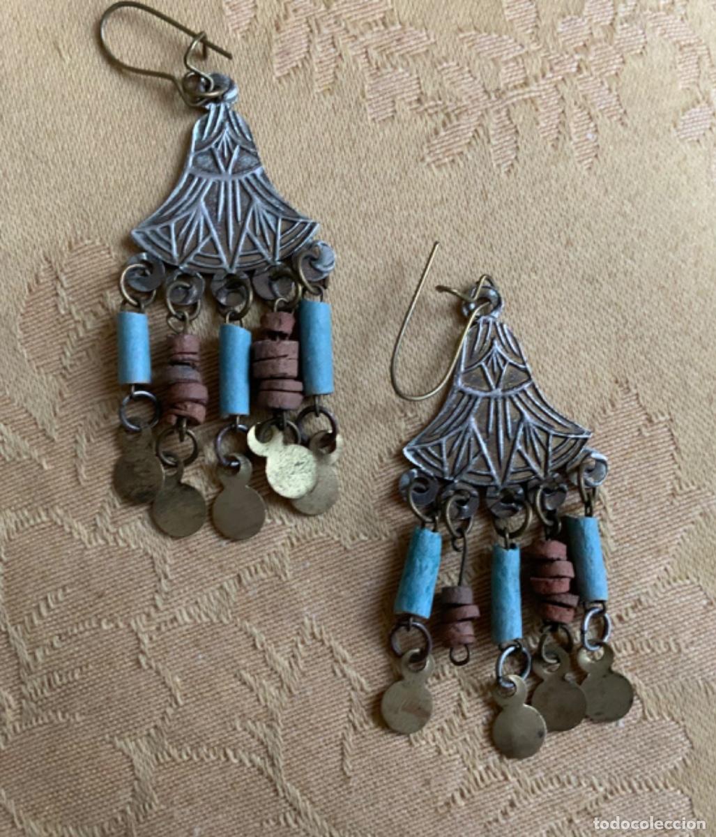 Vintage: PENDIENTES EGIPCIOS VINTAGE - Foto 2