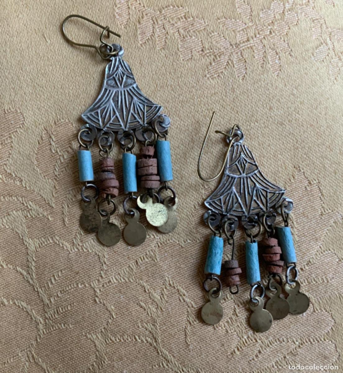 Vintage: PENDIENTES EGIPCIOS VINTAGE - Foto 1