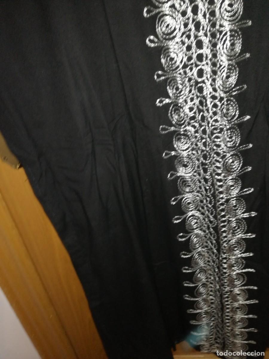 Vintage: Aut&eacute;ntico kaftan egipcio negro - Foto 3