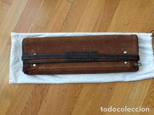 Vintage: Maleta mini- Piel serraje. Plegable - Foto 3