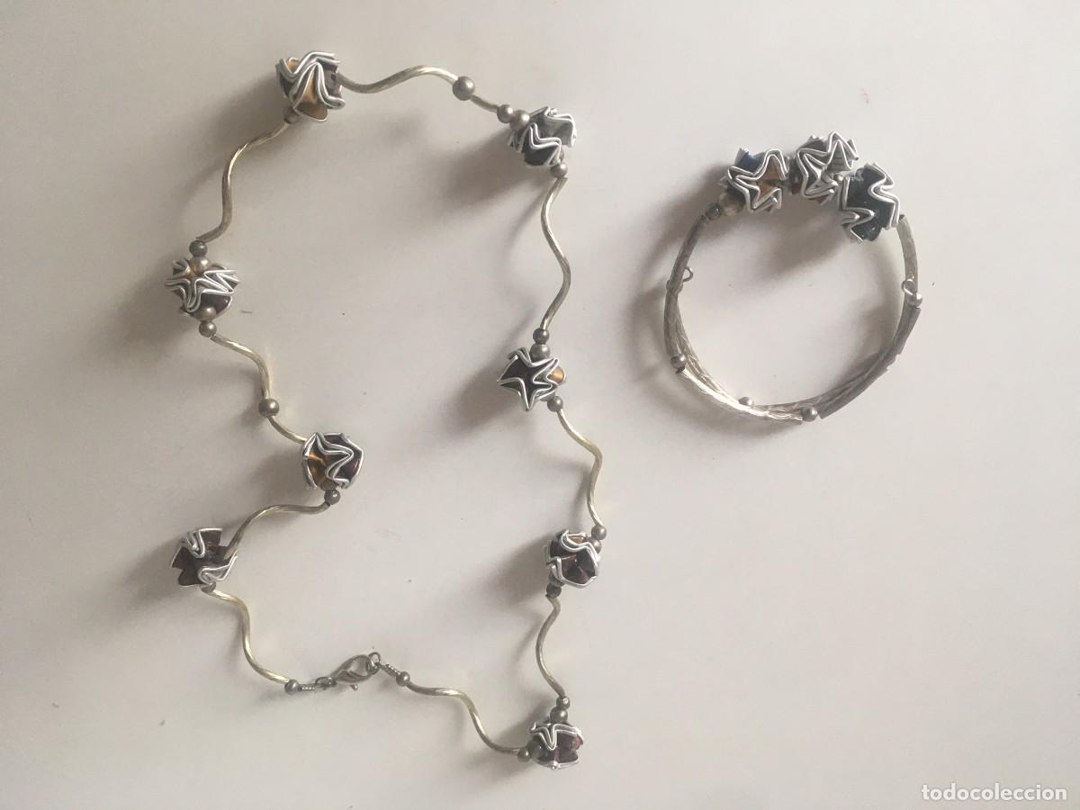 Vintage: CONJUNTO COLLAR Y PULSERA VINTAGE DE MUJER - Foto 1