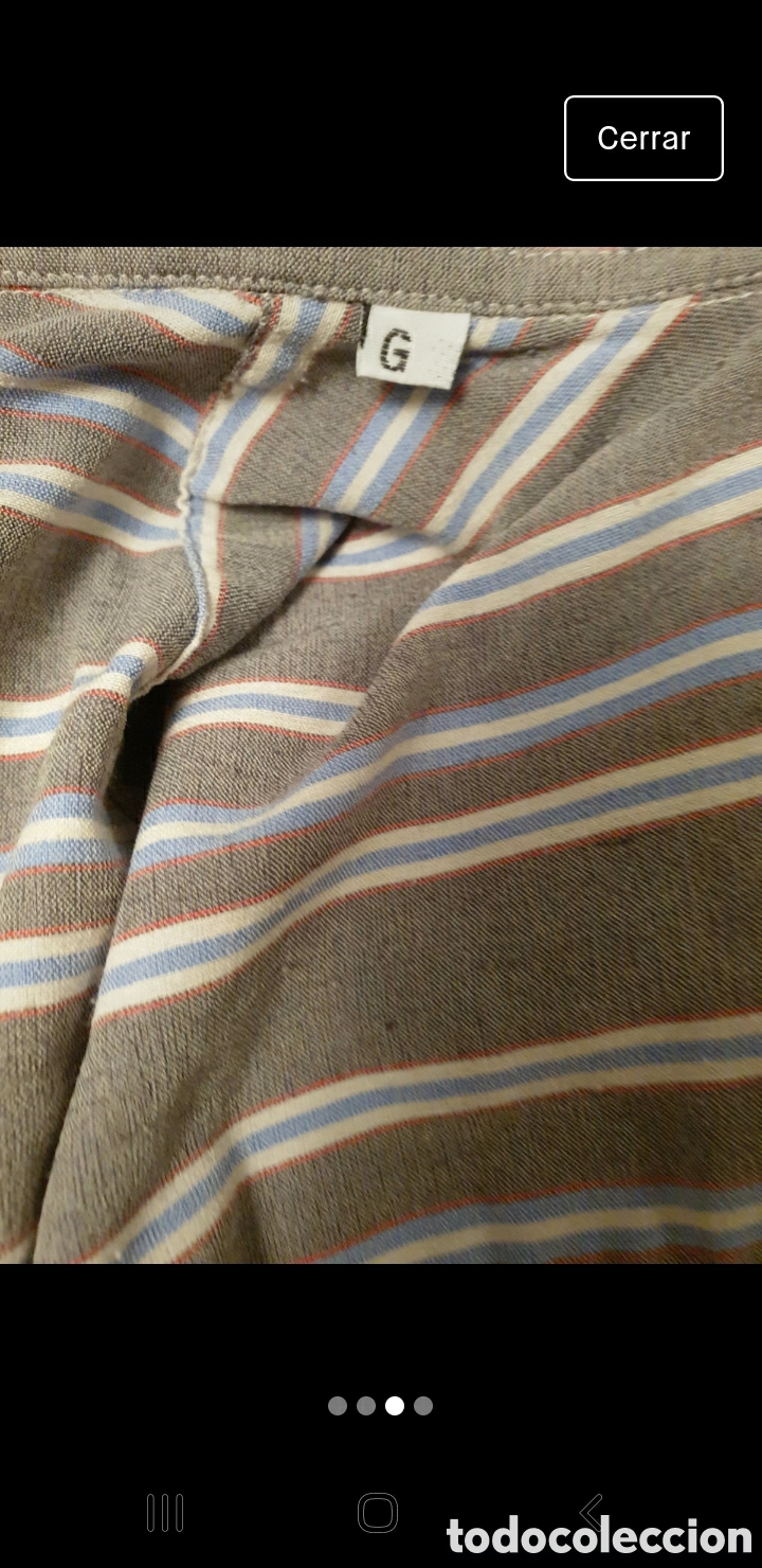 Vintage: Camisa caballero con rayas vintage - Foto 3