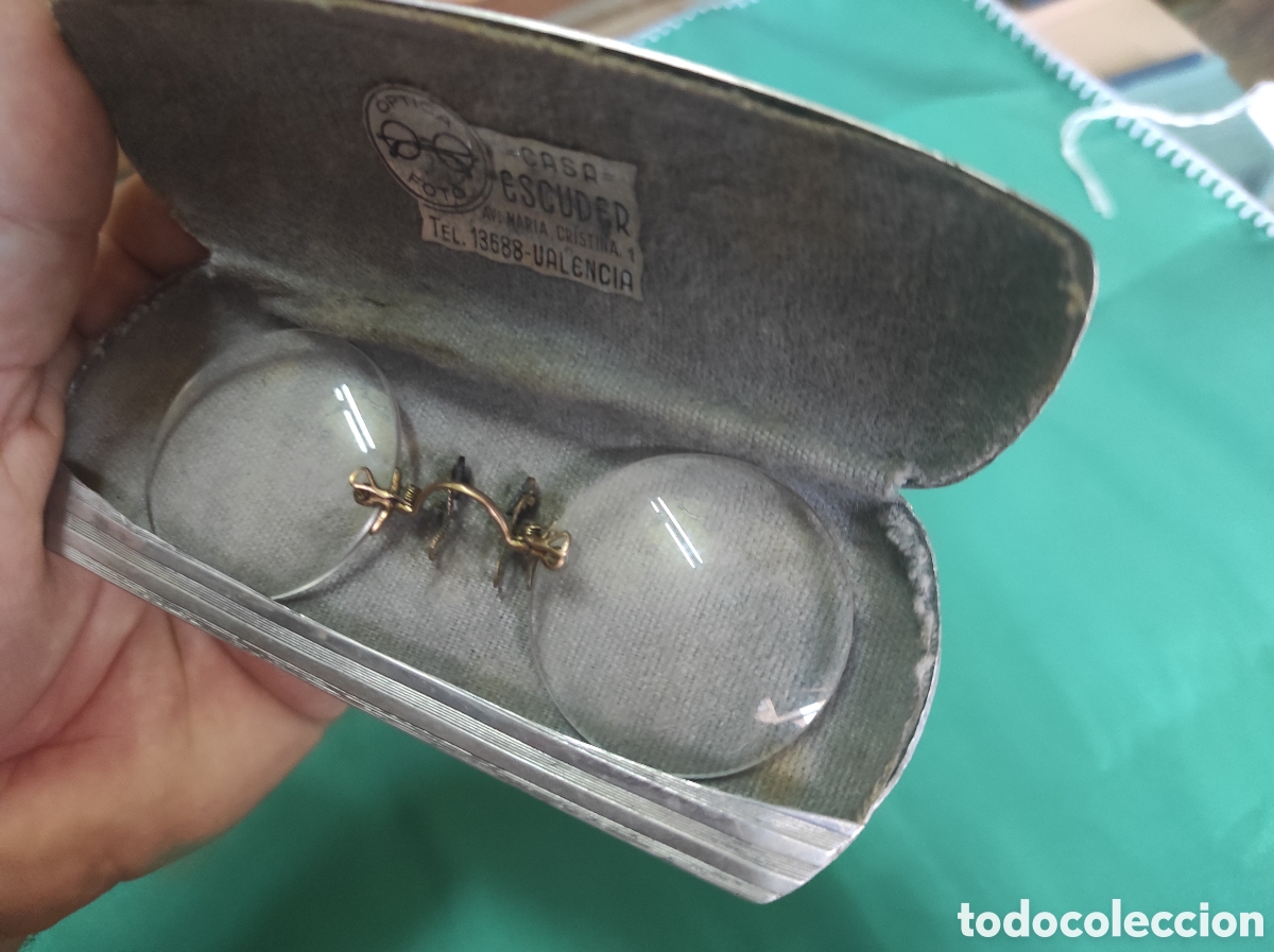 Vintage: Antiguas Gafas Tipo Quevedo - Foto 4