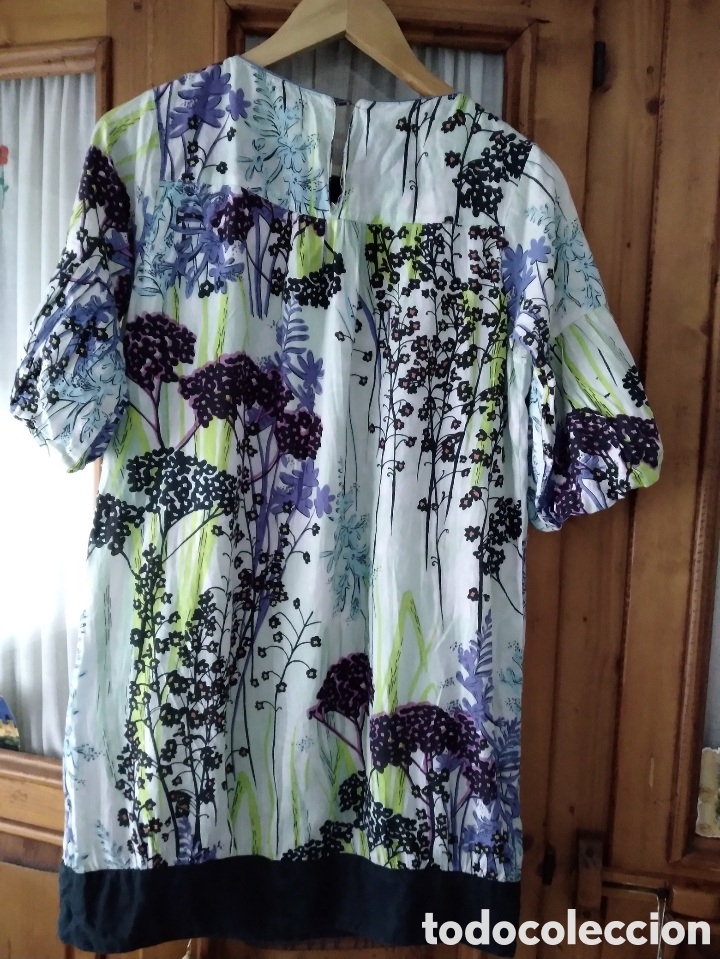 Vintage: Vestido de algod&oacute;n Peace & Love talla L - Foto 2