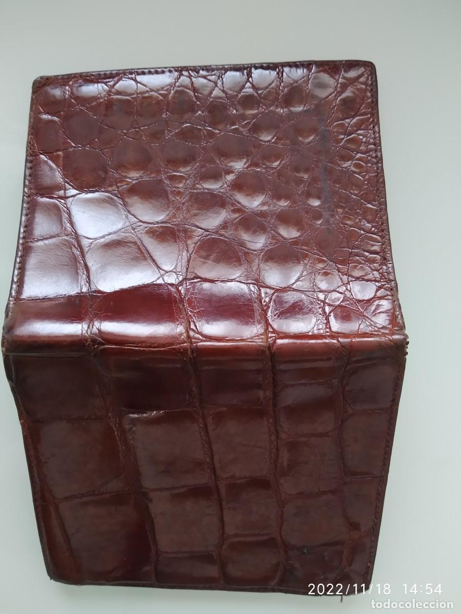 Vintage: Loewe Billetera piel cocodrilo - Foto 2