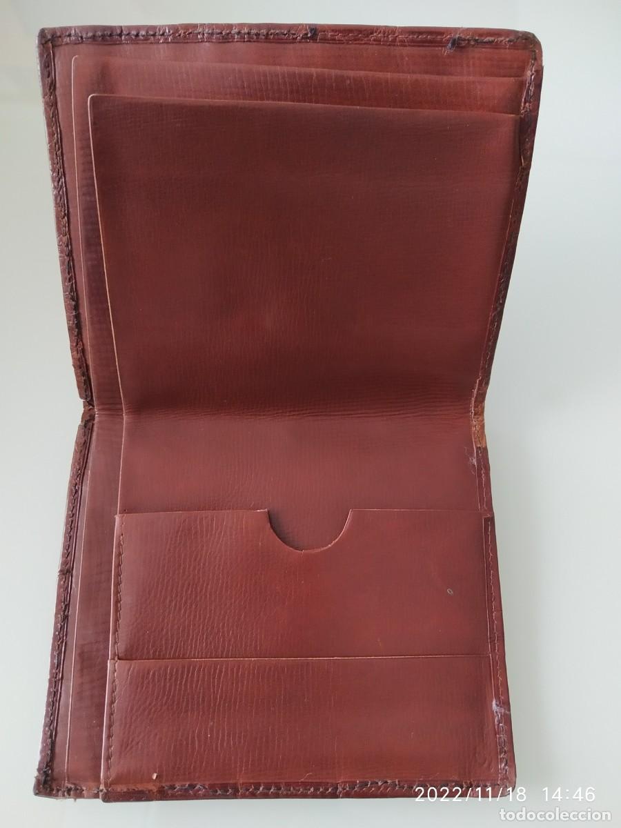 Vintage: Loewe Billetera piel cocodrilo - Foto 5