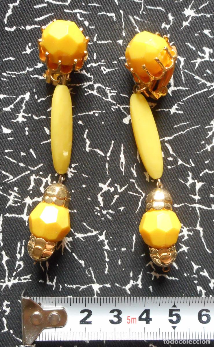 Vintage: PENDIENTES LARGOS DE LOS A&Ntilde;OS 60 - Foto 5
