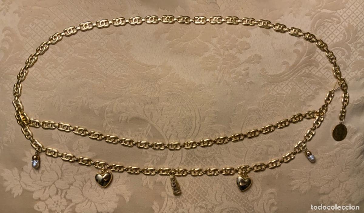 Vintage: CINTURON DE CADENAS VINTAGE DORADO - Foto 6