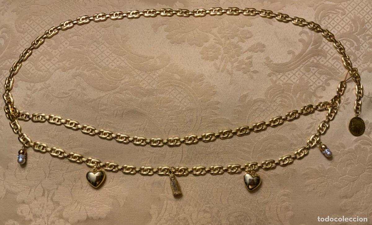 Vintage: CINTURON DE CADENAS VINTAGE DORADO - Foto 9