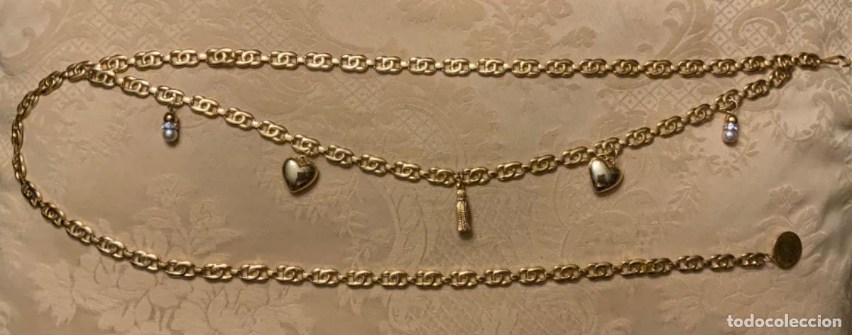 Vintage: CINTURON DE CADENAS VINTAGE DORADO - Foto 2