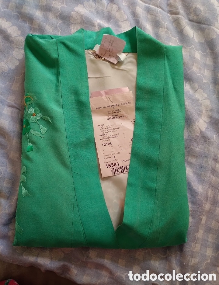 Vintage: KIMONO JAPONES DE SEDA NATURAL - Foto 5