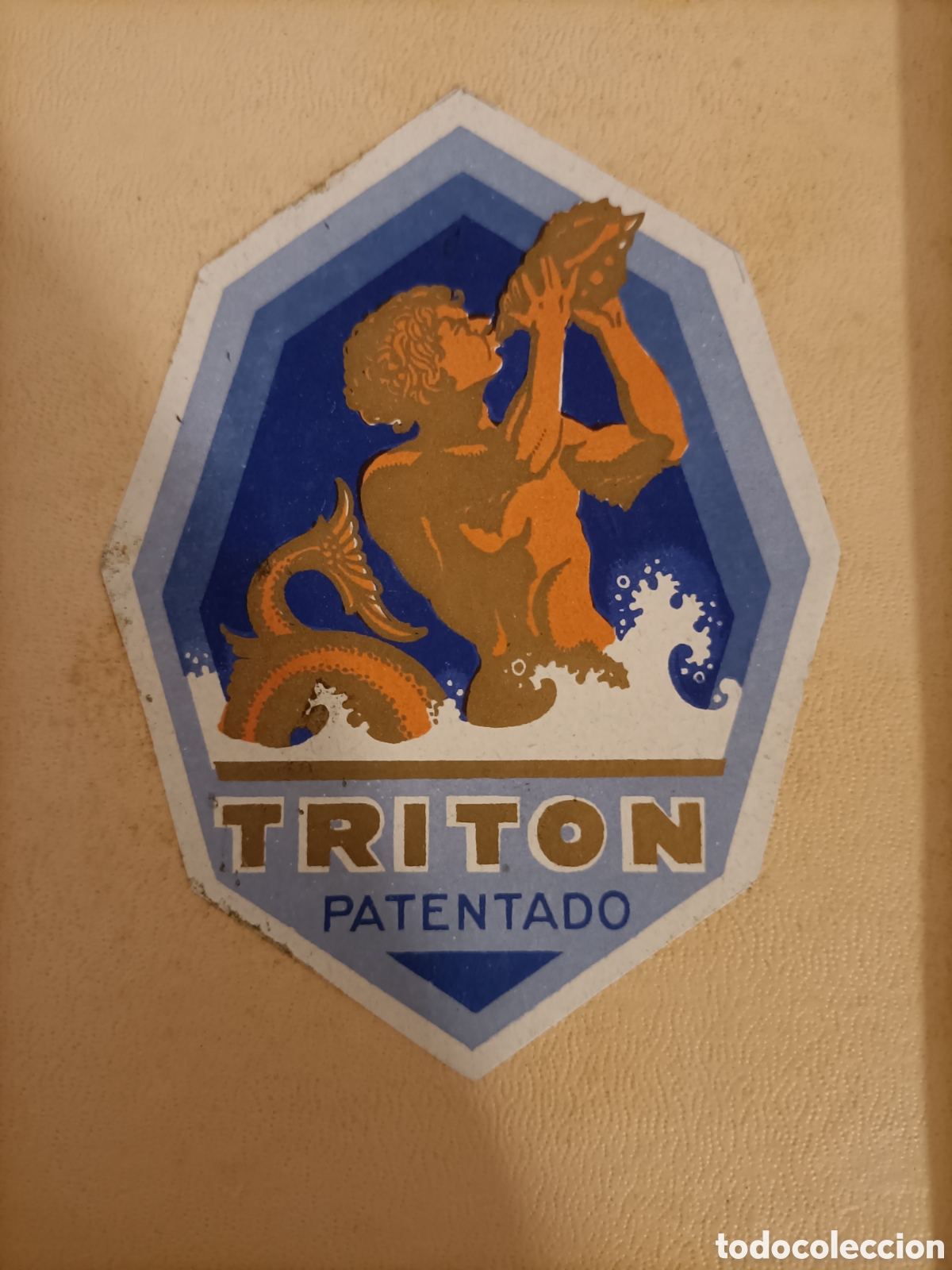 Vintage: Caja de panuelos Trit&oacute;n. - Foto 4