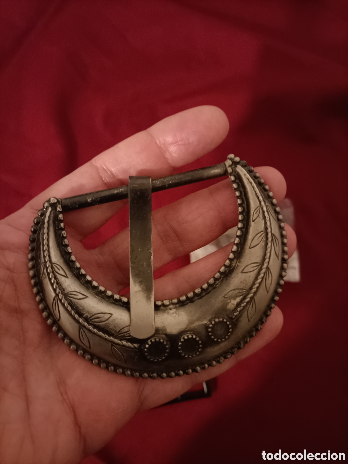 Vintage: Cinco hebillas de cintur&oacute;n. - Foto 4
