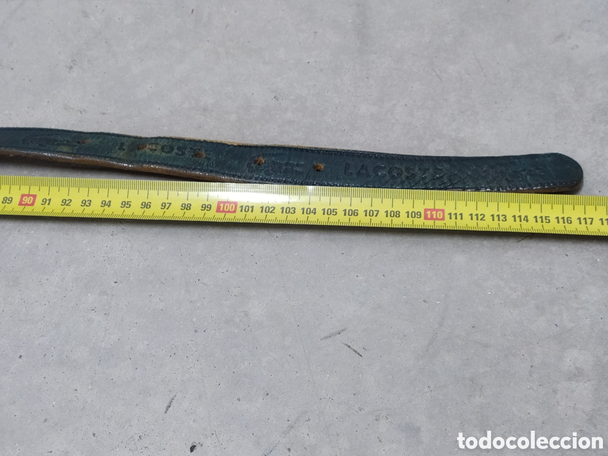 Vintage: CINTUR&Oacute;N ANTIGUO DE LACOSTE - Foto 3
