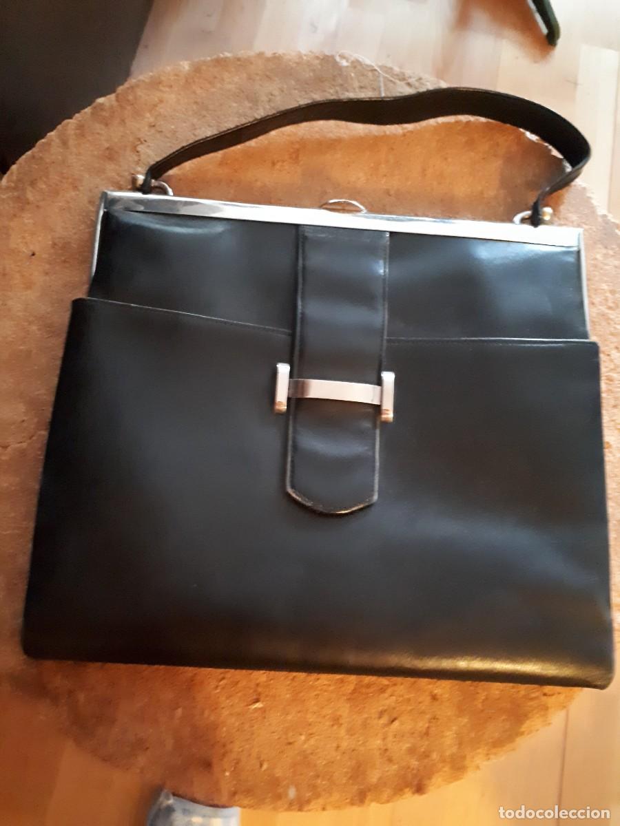 Vintage: Bolso de cuero vintage - Foto 1