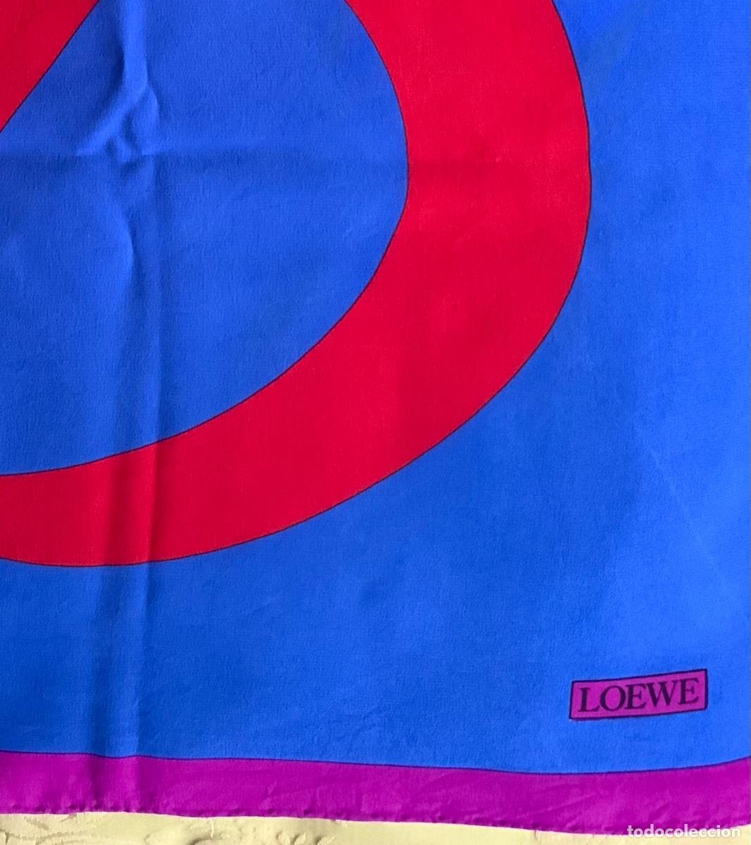 Vintage: PA&Ntilde;UELO DE SEDA LOEWE - Foto 5