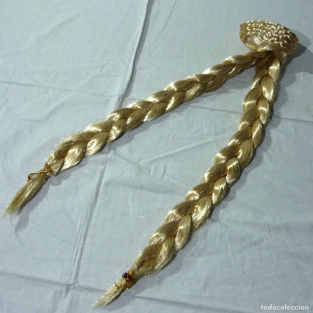Vintage: Coletas rubias postizas, material sint&eacute;tico - Foto 1