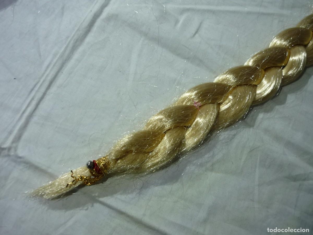 Vintage: Coletas rubias postizas, material sint&eacute;tico - Foto 4