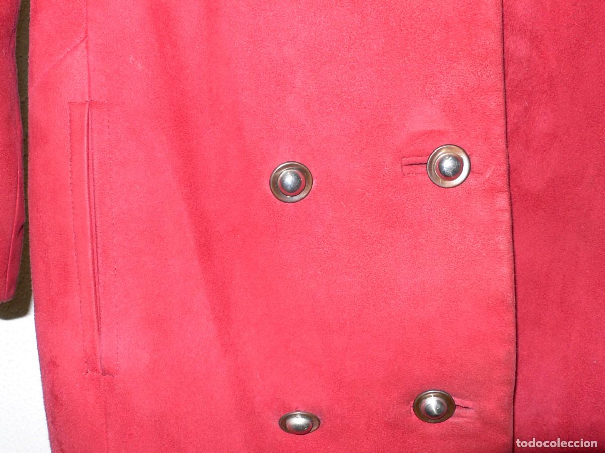 Vintage: CHAQUETA EN ANTE GRANATE SRA. - Foto 7
