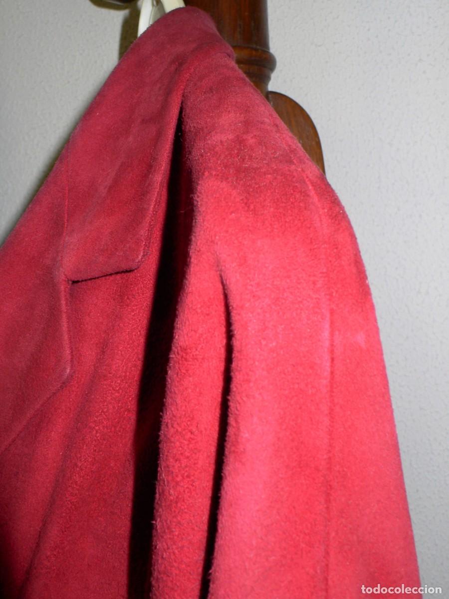 Vintage: CHAQUETA EN ANTE GRANATE SRA. - Foto 8
