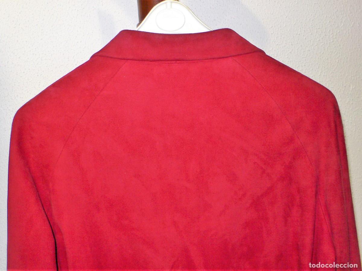 Vintage: CHAQUETA EN ANTE GRANATE SRA. - Foto 9