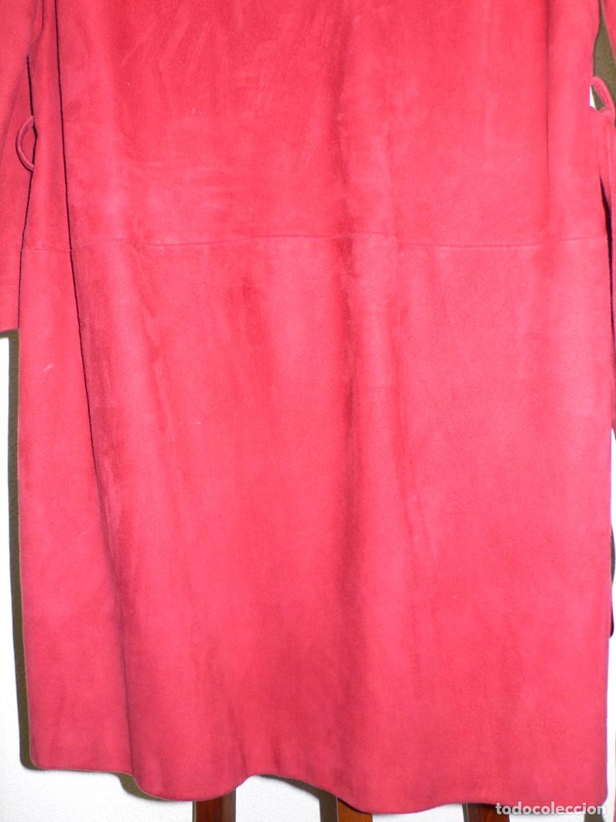 Vintage: CHAQUETA EN ANTE GRANATE SRA. - Foto 10