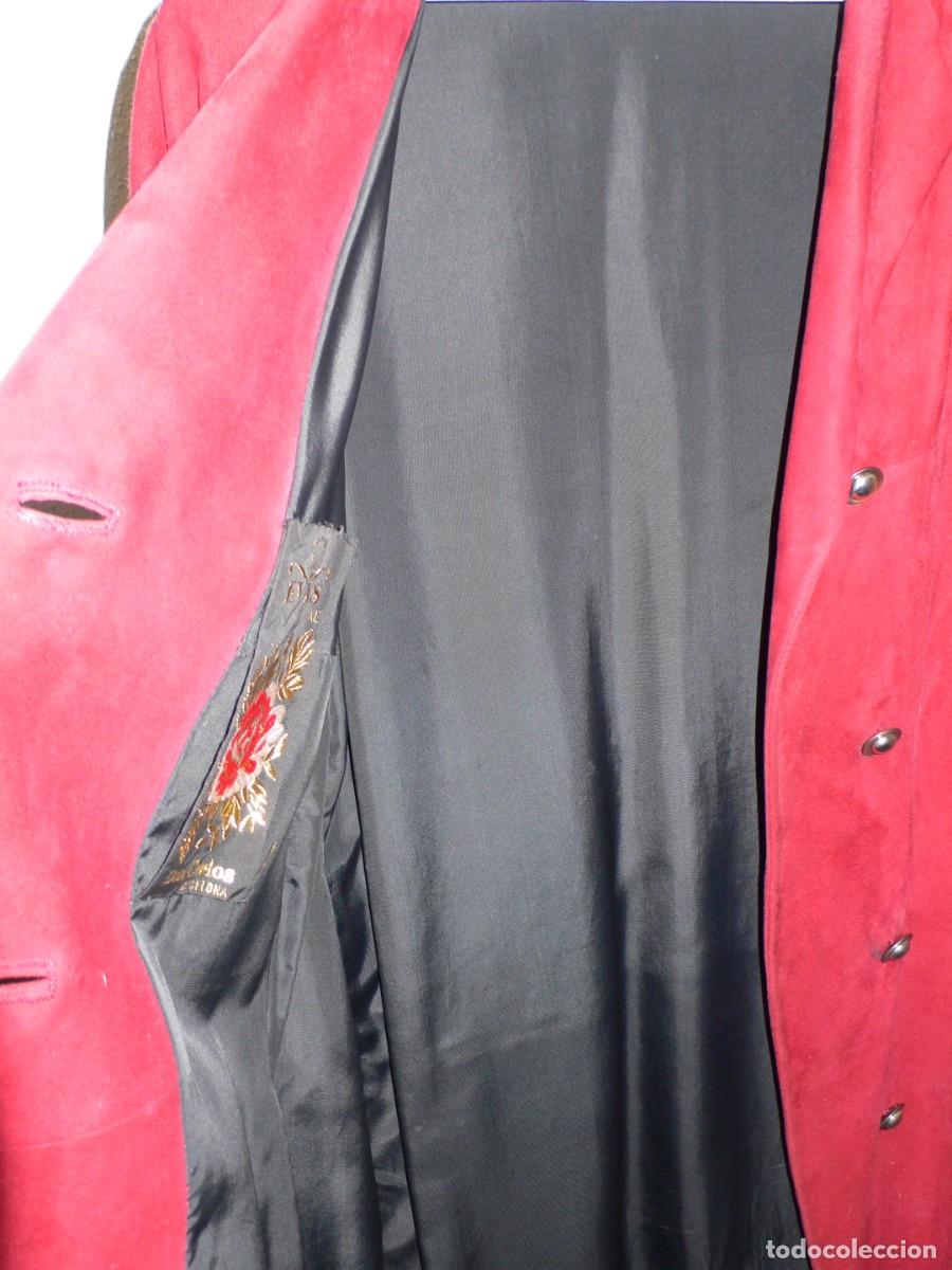 Vintage: CHAQUETA EN ANTE GRANATE SRA. - Foto 12