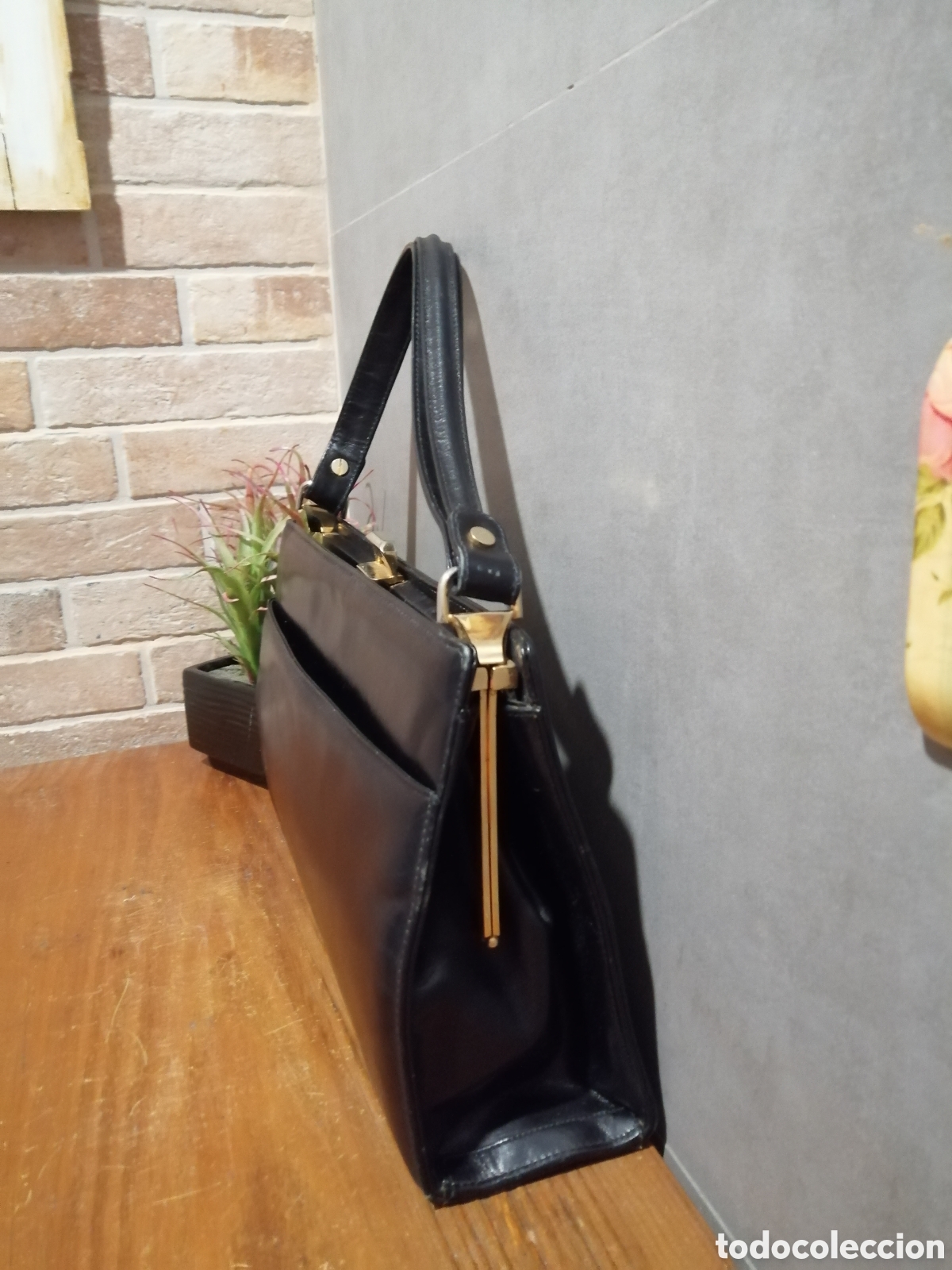 Vintage: Bolso de piel bellido - Foto 8